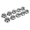 Capacele ABS prezoane camion 10buc - Ø 32/33mm - Crom